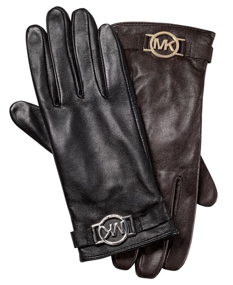 michael kors women's leather gloves with logo|Michael Kors scarves.